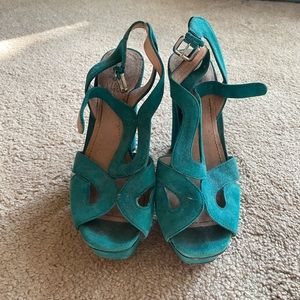 Teal Vince Camuto Heels